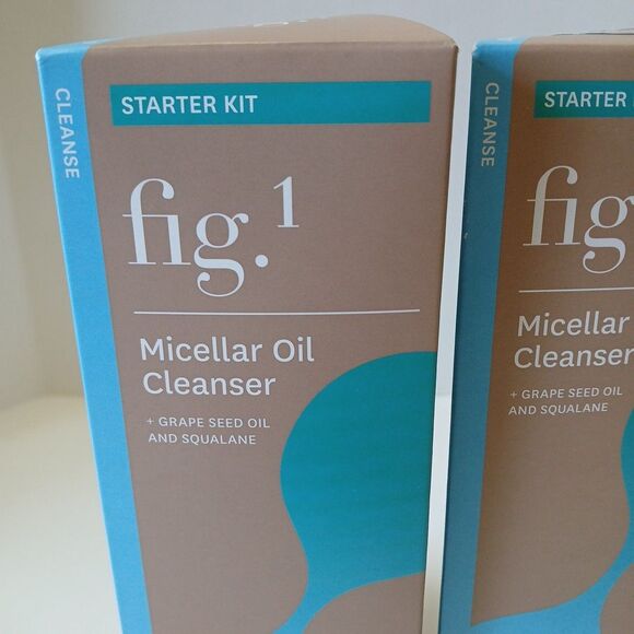 (2)Fig.1 Micellar Oil Cleanser Starter Kit 100 mL 3.4 fl oz NEW Sealed  Lot Of 2 - Picture 2 of 12